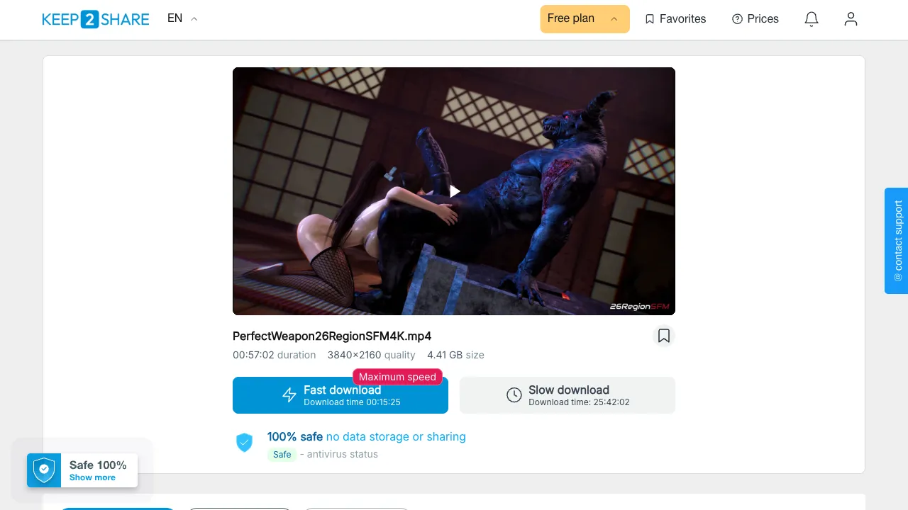 Preview of P e r f e c t W e a p o n 26R e g i o n S F M 4K – NSFW file hosted on FolderFox