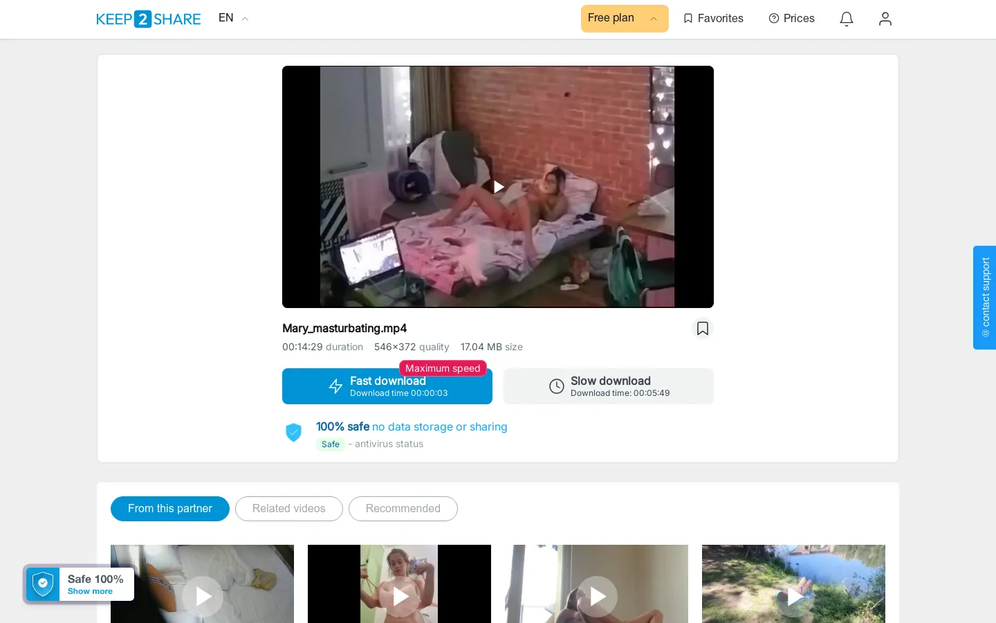 Mary masturbating