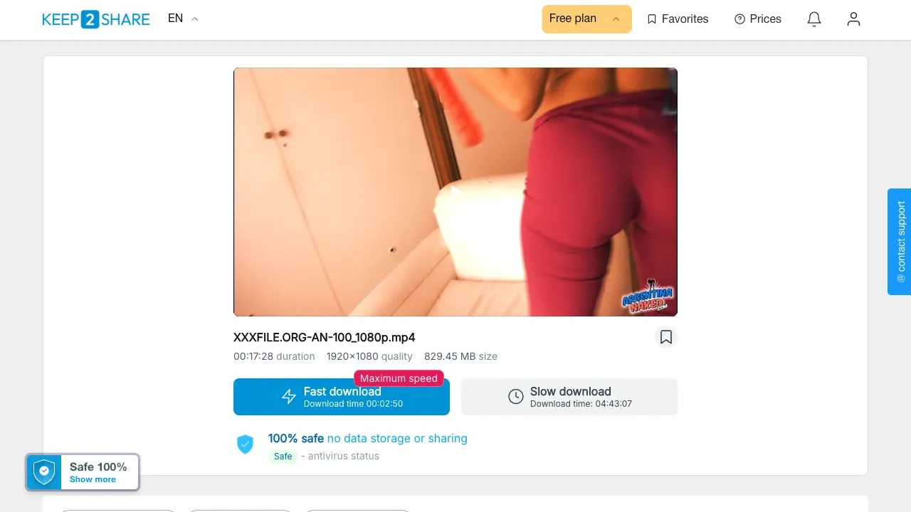 Preview of XX... 100 1080p – NSFW file hosted on FolderFox