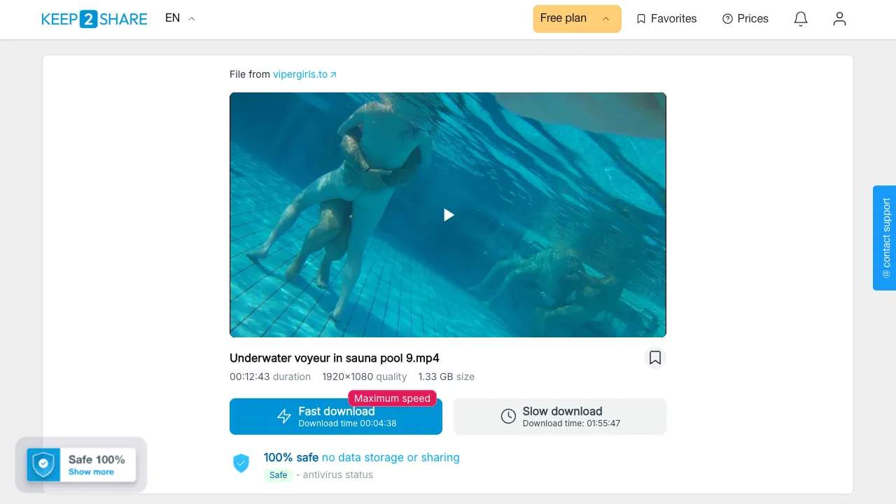 Underwater voyeur in sauna pool 9