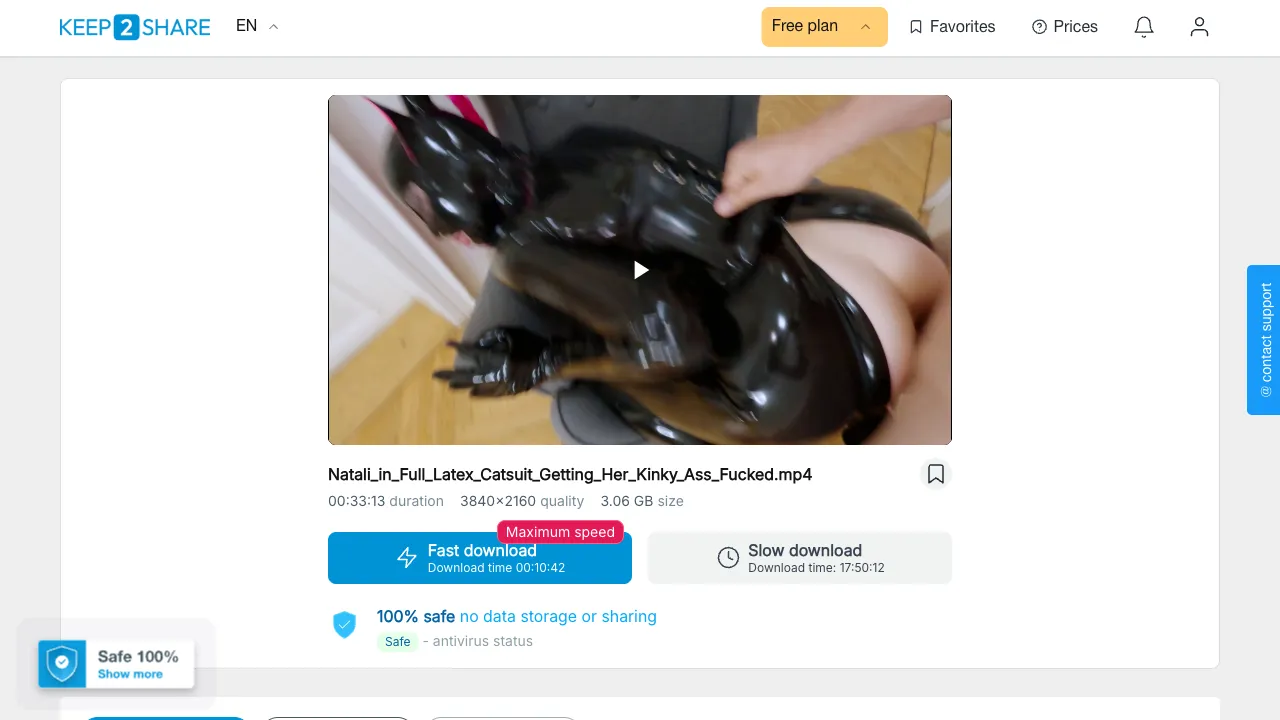 Preview of Natali in Full Latex Catsuit Getting Her Kinky Ass Fucked