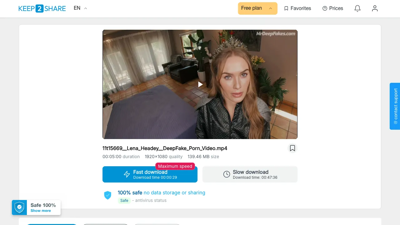 11t15669 Lena Headey DeepFake Porn Video