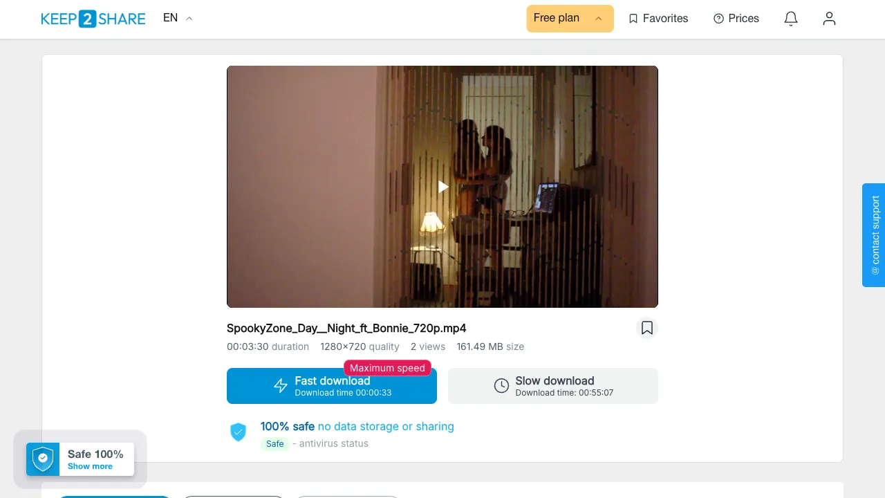 Preview of Sp...onnie 720p – NSFW file hosted on FolderFox