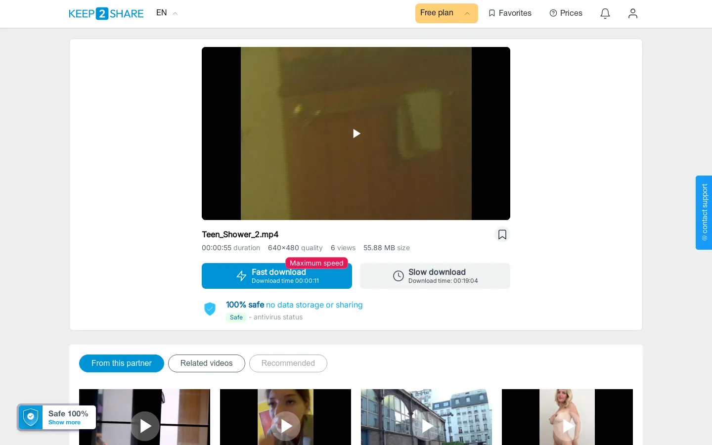 Preview of Teen Shower 2 – NSFW file hosted on FolderFox