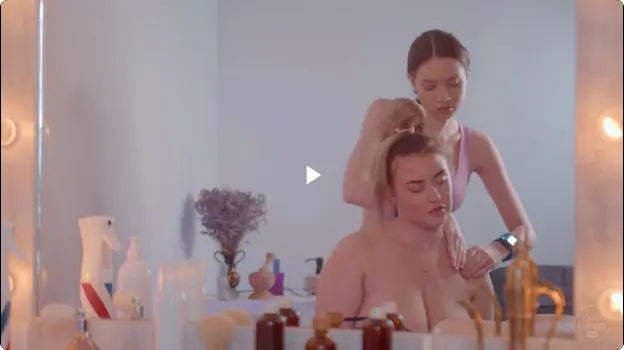Preview of shoulders massage on chair massage by sandra to liza 1080p b