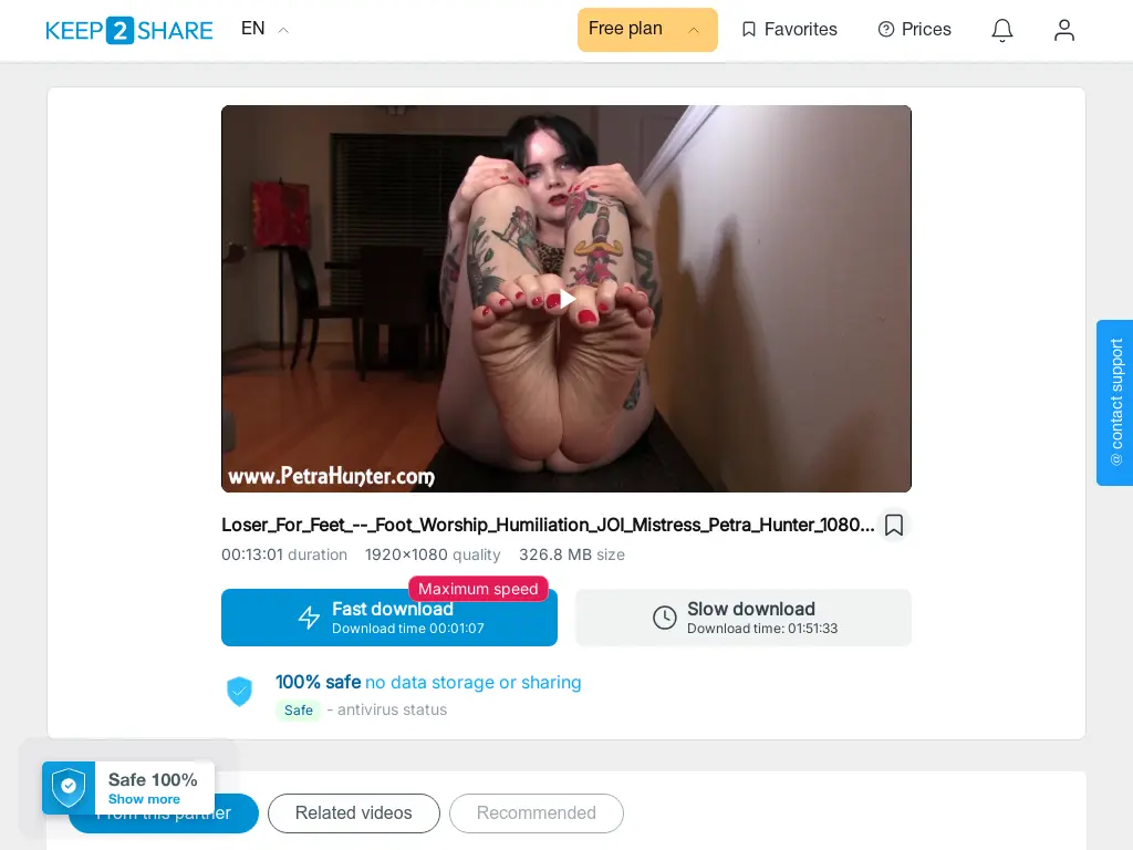 Preview of Loser For Feet Foot Worship Humiliation JOI Mistress Petra H