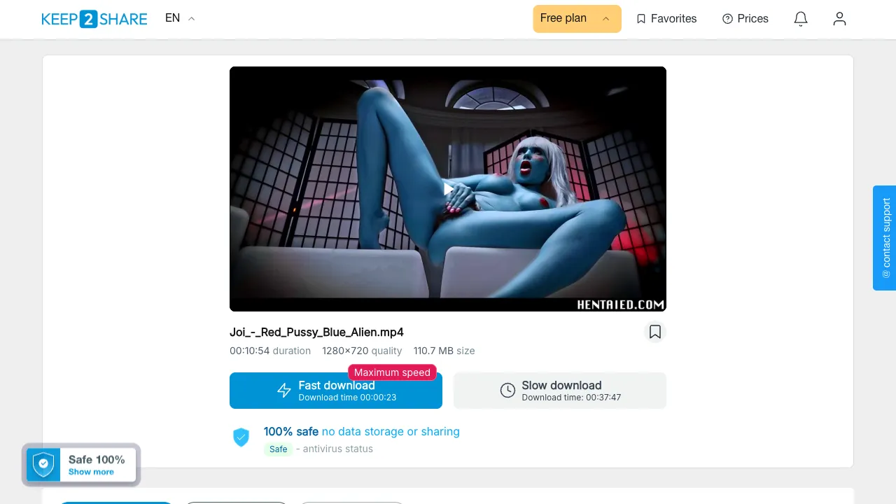 Joi Red Pussy Blue Alien