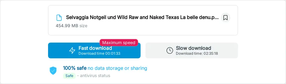 Preview of Selvaggia Notgeil und Wild Raw and Naked Texas La belle denu