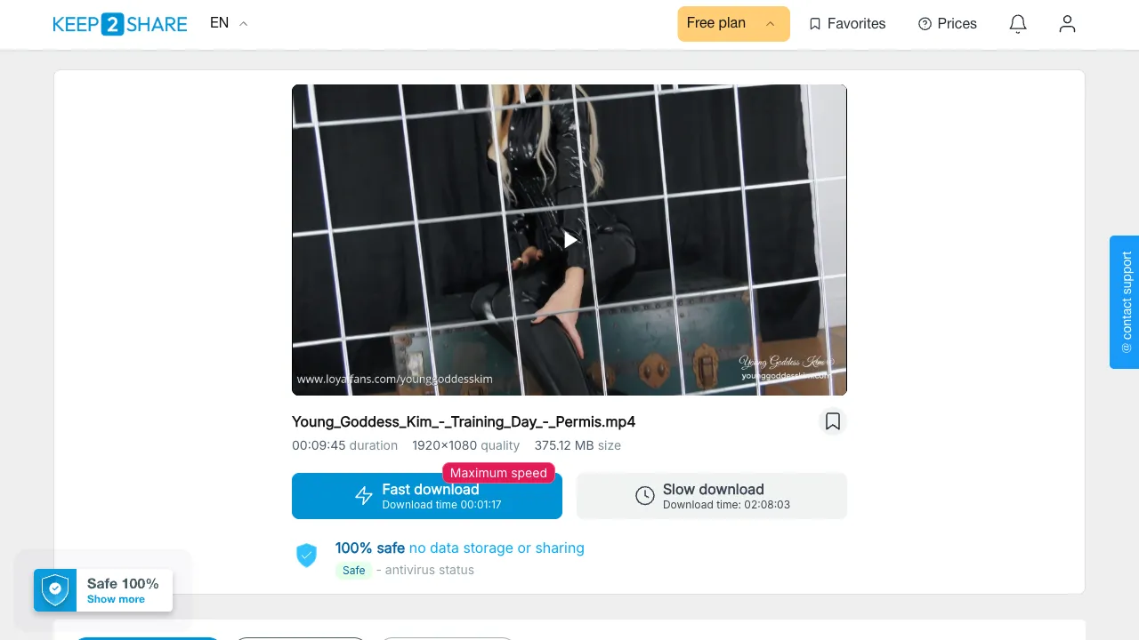 Young Goddess Kim Training Day Permis