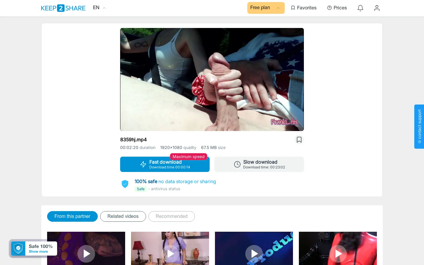 Preview of 8359hj – NSFW file hosted on FolderFox