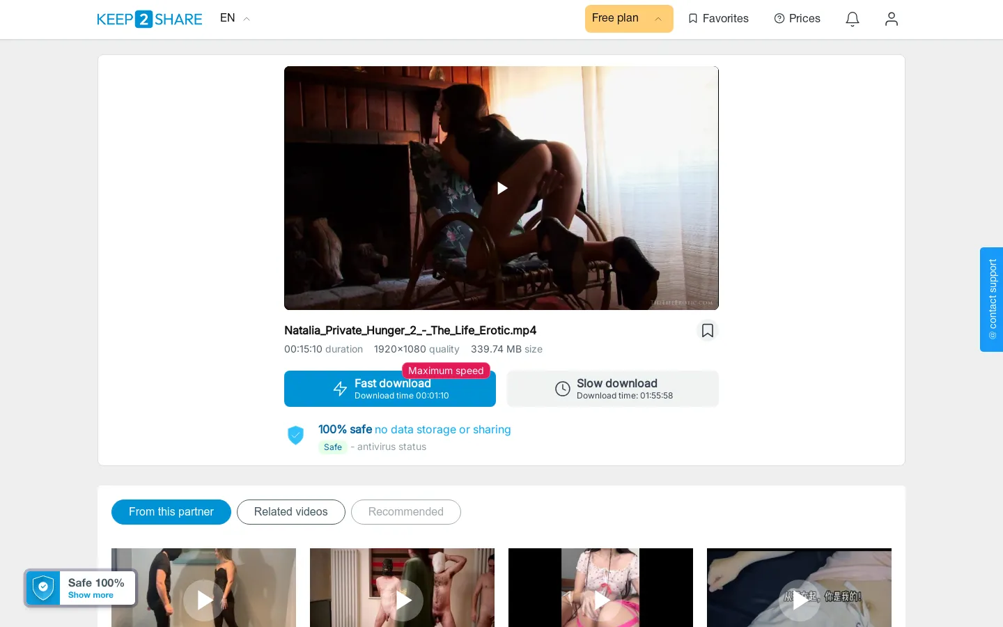 Preview of Natalia Private Hunger 2 The Life Erotic – NSFW file hosted on FolderFox