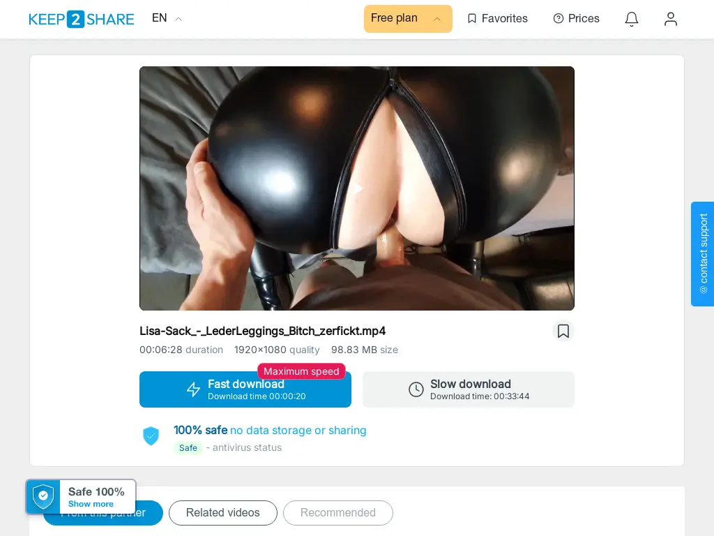 Lisa Sack LederLeggings Bitch zerfickt