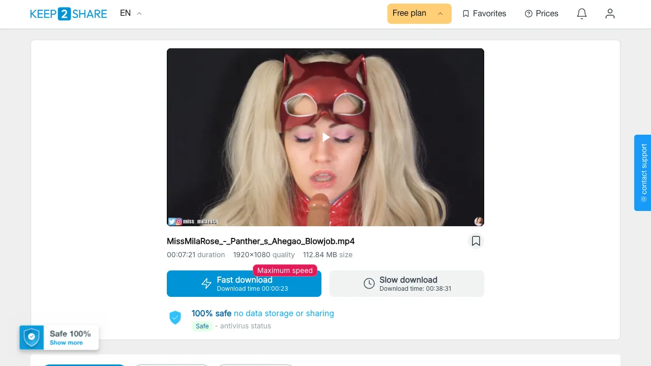 MissMilaRose Panther s Ahegao Blowjob