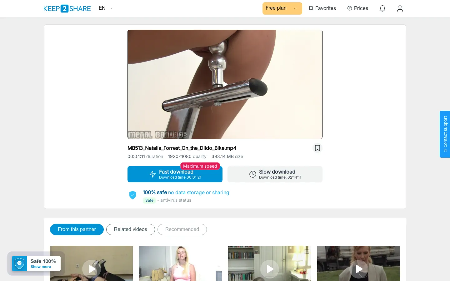 MB513 Natalia Forrest On the Dildo Bike