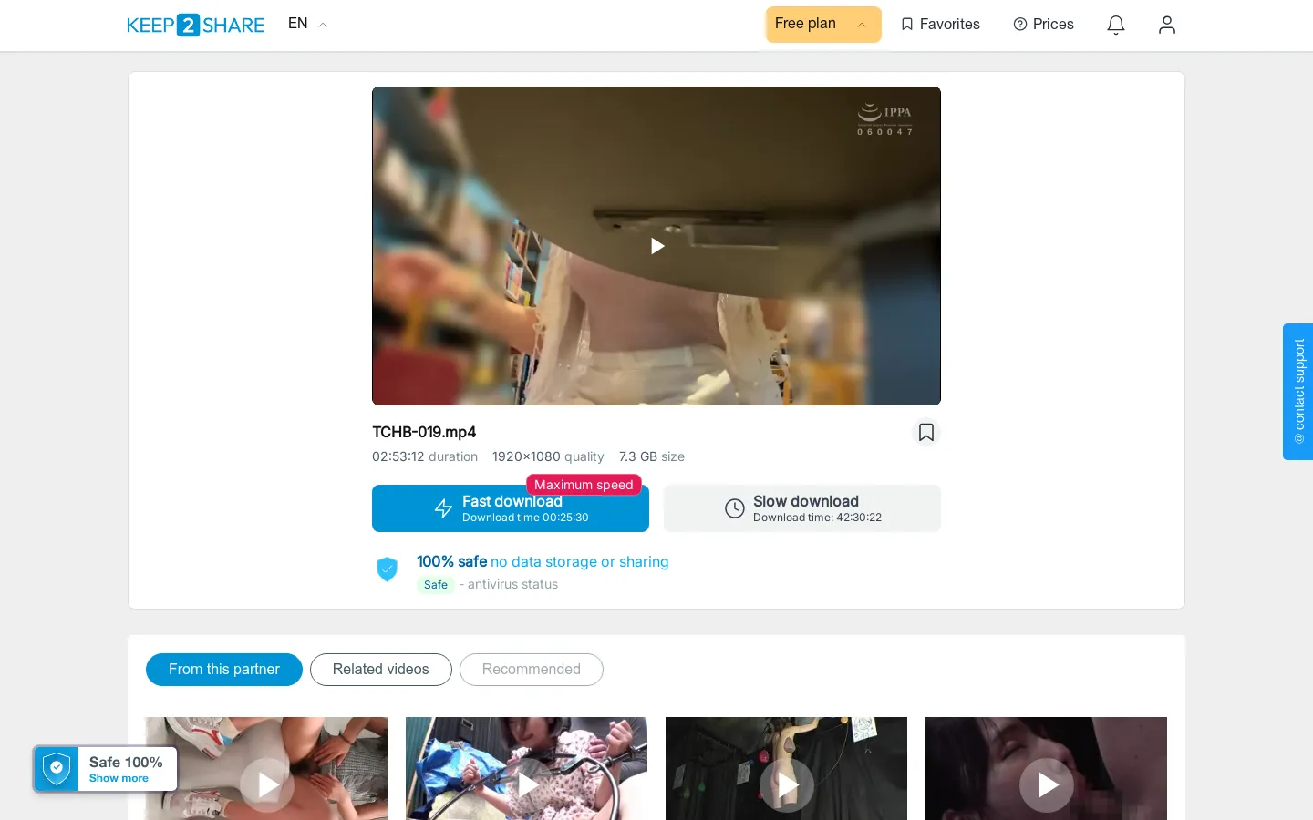 Preview of TCHB 019 – NSFW file hosted on FolderFox