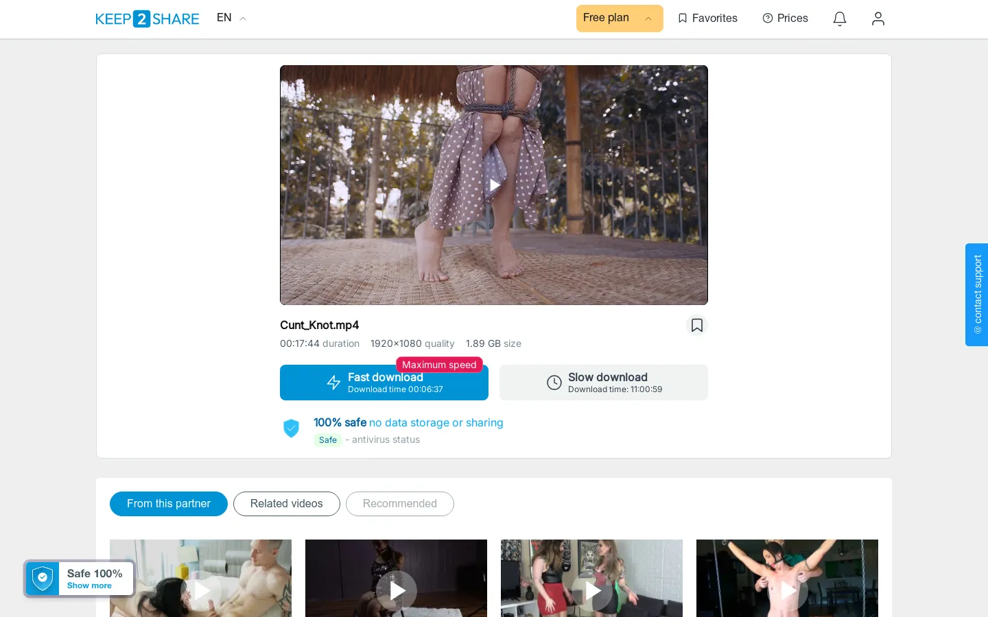 Preview of Cunt Knot – NSFW file hosted on FolderFox