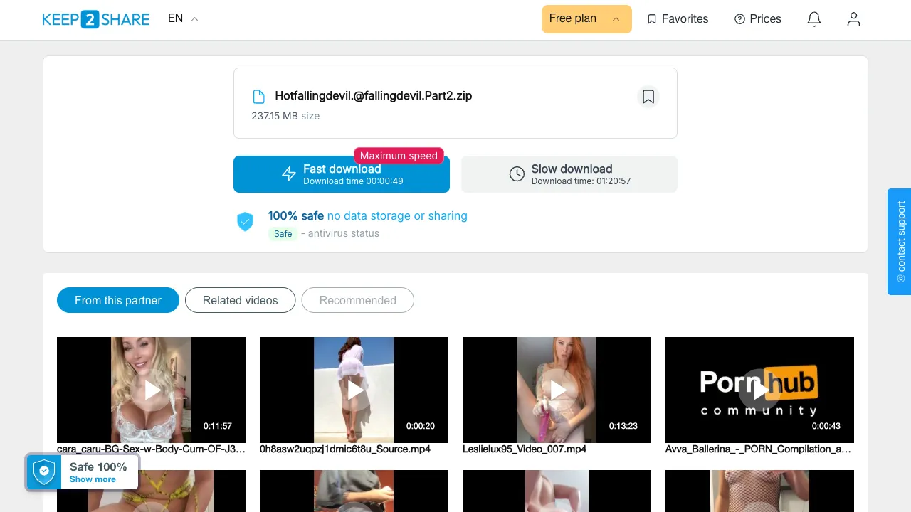 Preview of Ho...evil.Part2 – NSFW file hosted on FolderFox