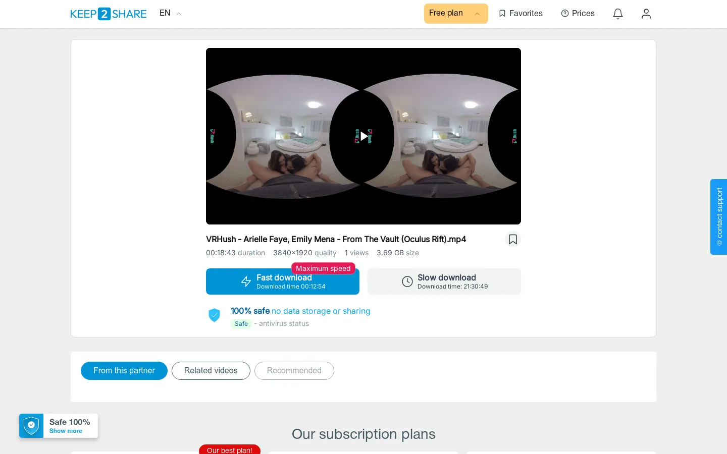 VRHush Arielle Faye%2C Emily Mena From The Vault %28Oculus Rift%29