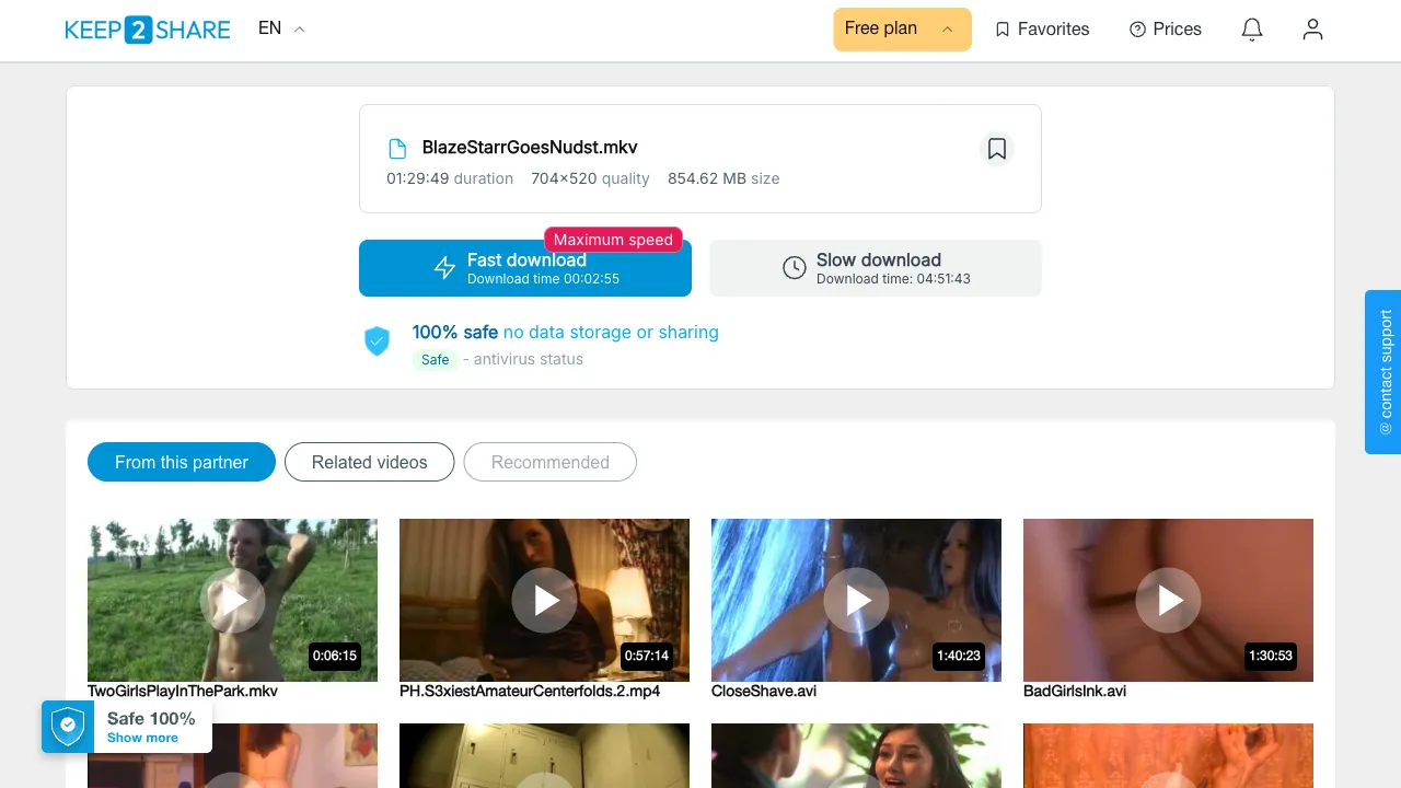 Preview of Bla...rGoesNudst – NSFW file hosted on FolderFox