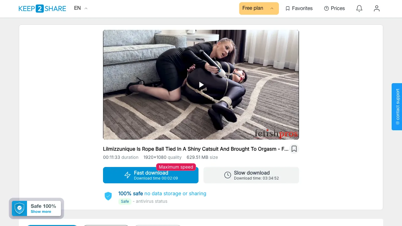 Lilmizzunique Is Rope Ball Tied In A Shiny Catsuit And Brought To Orgasm Fet1shPr0s