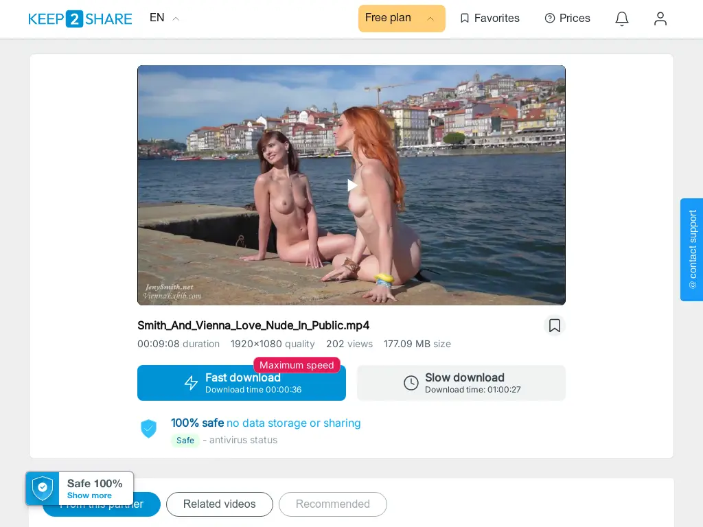 Preview of Smith And Vienna Love Nude In Public