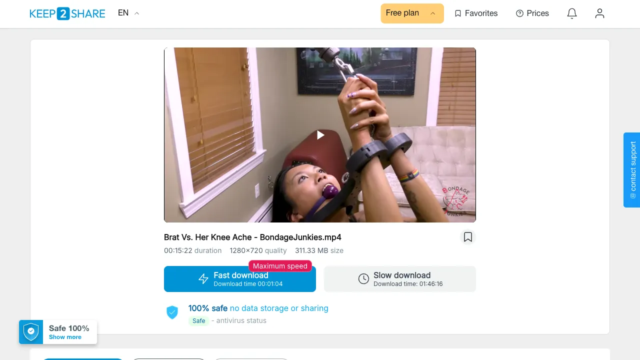 Brat Vs. Her Knee Ache BondageJunkies