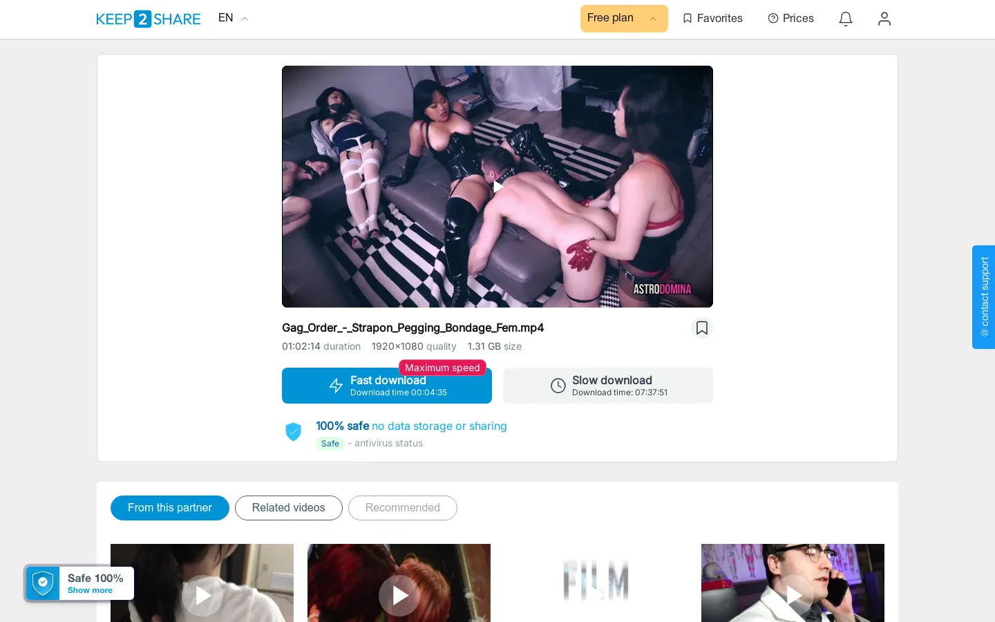 Gag Order Strapon Pegging Bondage Fem
