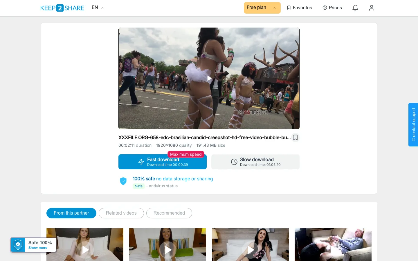 xxxfile.org 658 edc brasilian candid creepshot hd free video bubble butt arse ass tits raver voyeur public festival