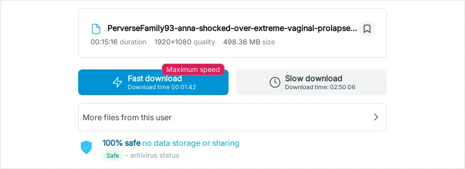 Preview of PerverseFamily93 anna shocked over extreme vaginal prolapse 1920x1080