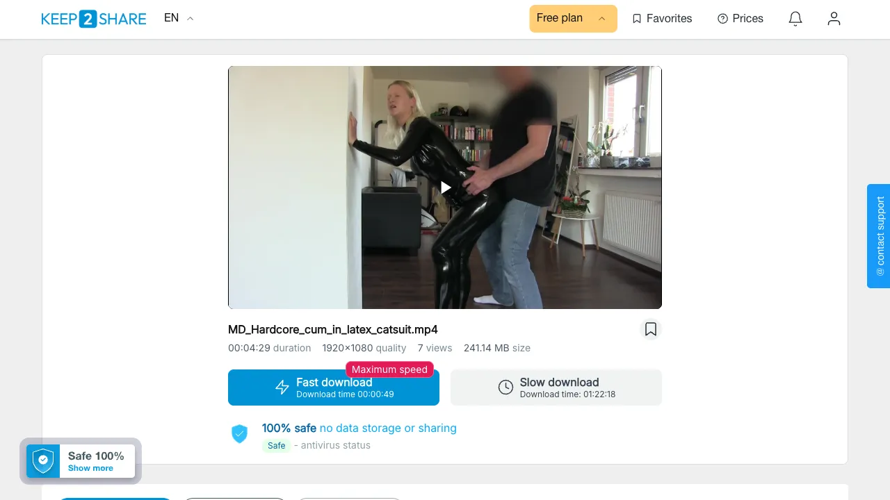 Preview of MD Hardcore cum in latex catsuit