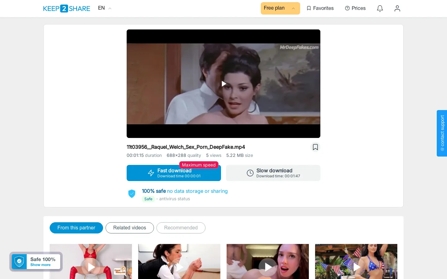 11t03956 Raquel Welch Sex Porn DeepFake
